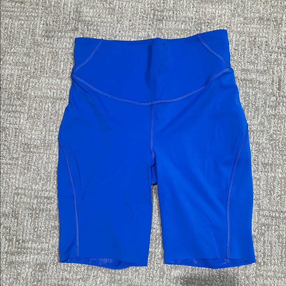 Lululemon Athletica Blue Bike Shorts for Effortless Style
